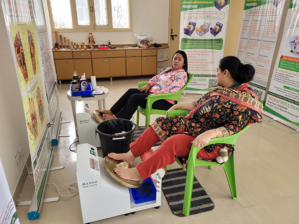 Kansa Thali Ayurvedic Massage Therapy Machine